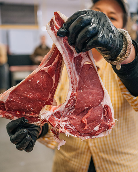 chuletas de carne parente